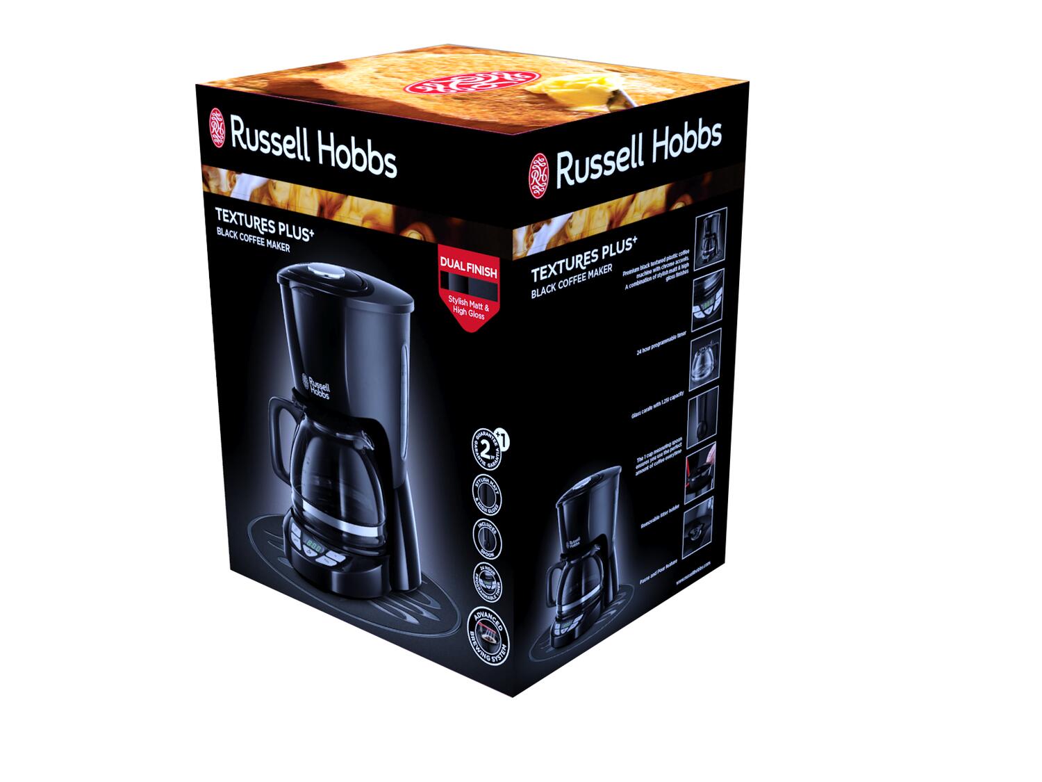 Textures Plus kaffemaskine - sort